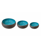 Pado S S Double Wall Bowl - Blue and Grey